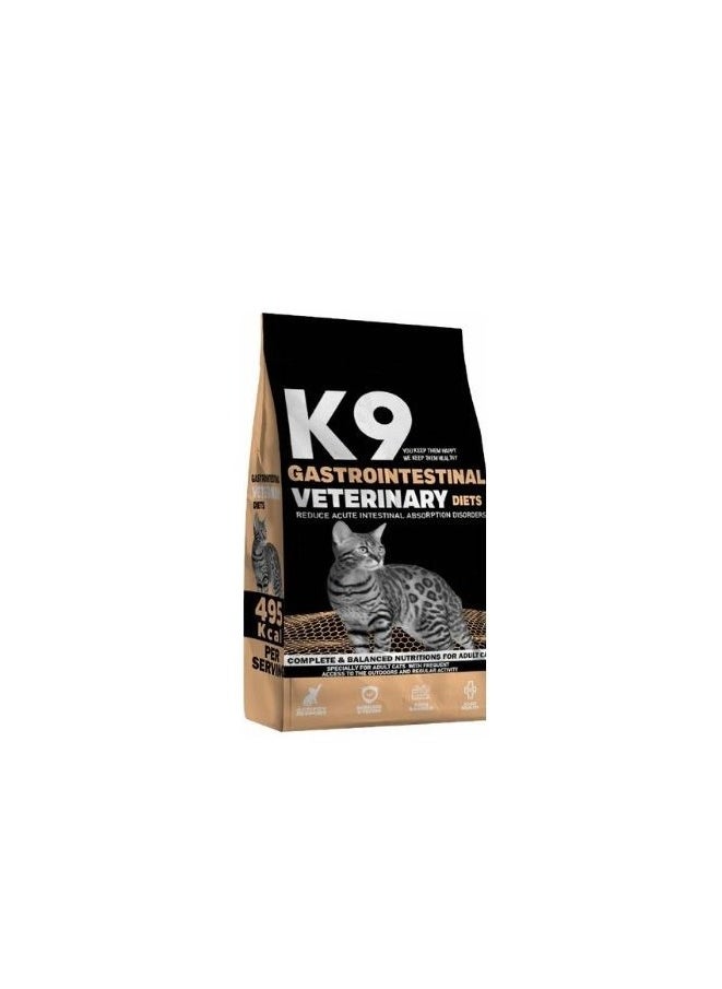 K9 Veterinary Diets Gastrointestinal Dry Food for Adult Cats 2kg 