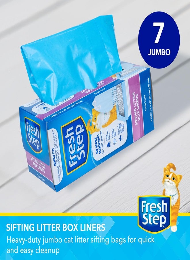 Fresh Step Sifting Litter Box Liners - Heavy-Duty Jumbo Cat Litter Sifting Bags for Quick and Easy Cleanup - Image 2