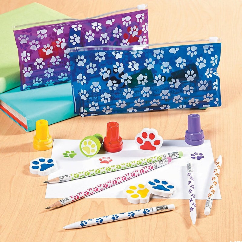 Fun Express Paw Print Pencils - Educational And Learning Activities For Kids - VBS Vacation Bible School Supplies/Decor - 24 Pieces - Image 2