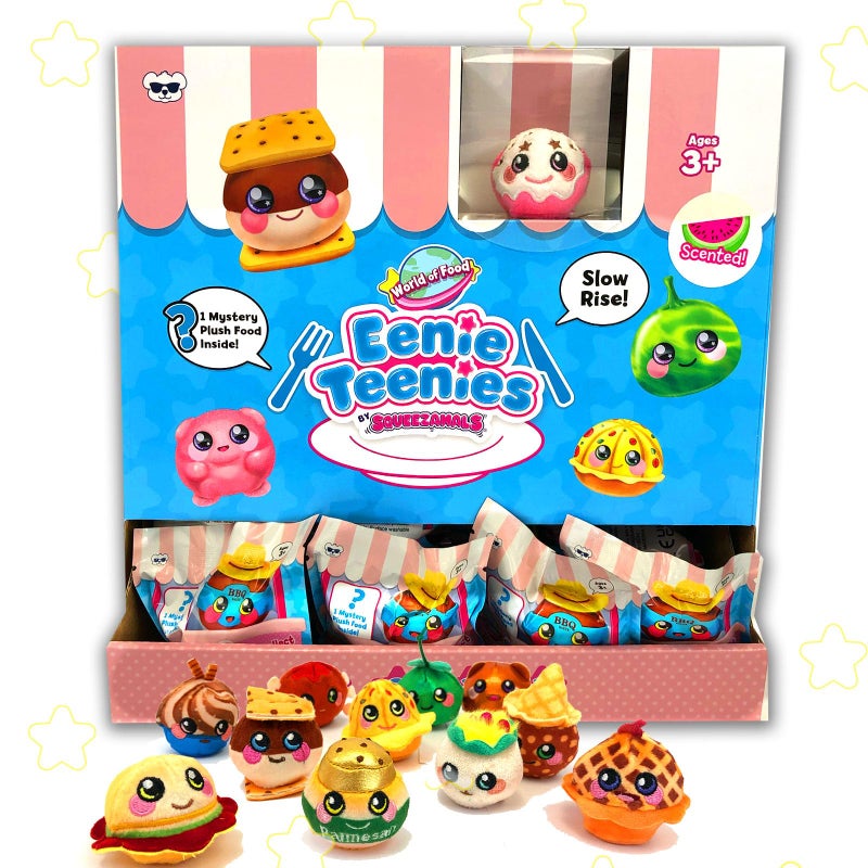 Squeezamals Eenie Teenies 10pks with an Eenie Teenie Character in Each Collect All 24 Characters from World of Food Series MiniBlind Packed Fun Made Safe Materials - Image 3