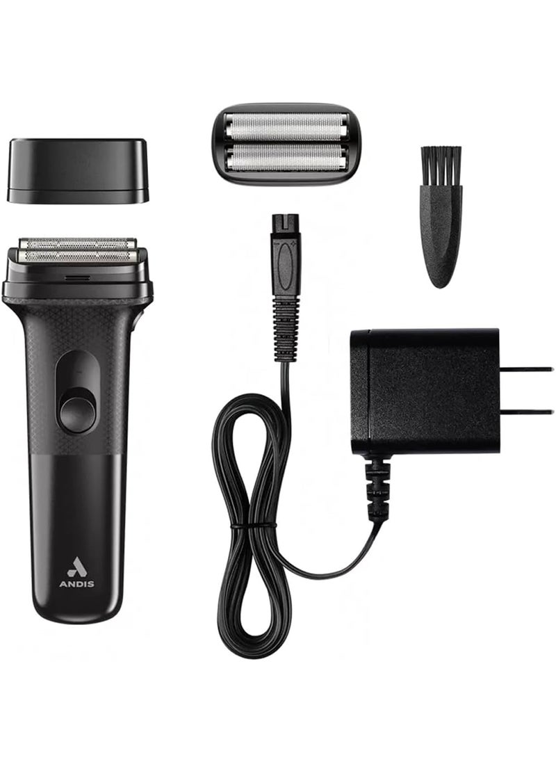 andis - Andis Mens Inform Lithium Foil Shaver with Bonus Sensitive Skin Foil Head Rechargeable 10000 SPM Includes Blade Brush - Image 1