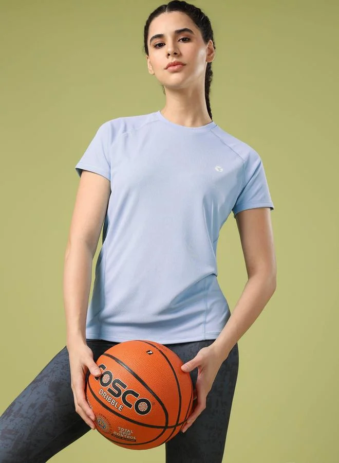 Technosport Technosport Solid Crew Neck Short Sleeve T-Shirt