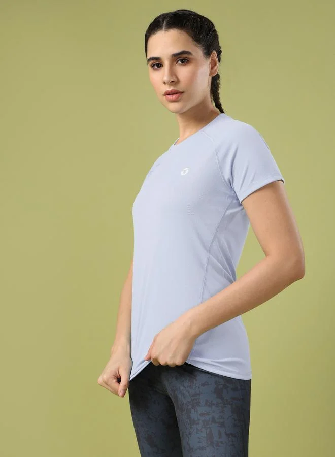 Technosport Technosport Solid Crew Neck Short Sleeve T-Shirt