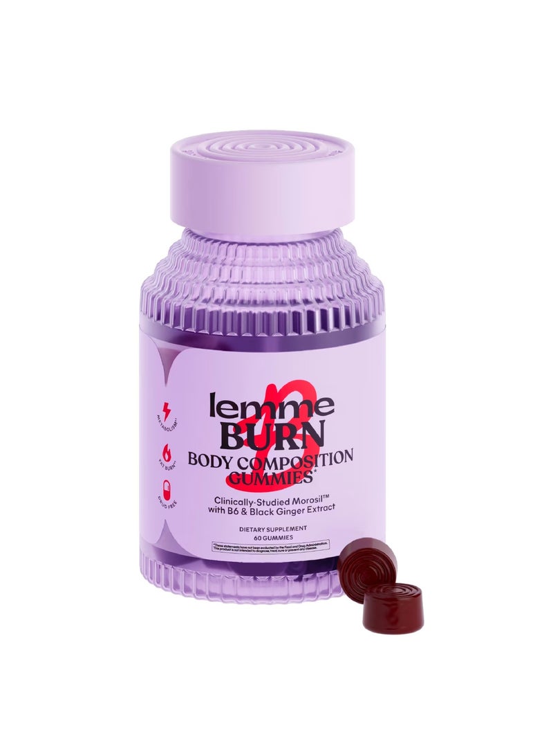 Lemme Burn Gummies, Berry, 60 Gummies - Image 5
