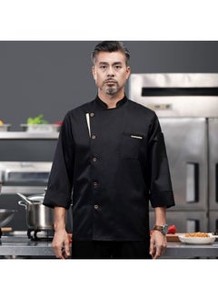 NIBEMINENT High-End Chef Overalls Chef Clothing Catering Chef Clothes Hotel Catering Kitchen Work Clothes Kitchen  - Image 1