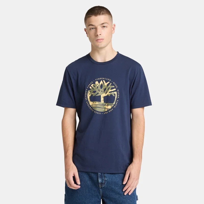 Timberland Men's Stack Logo T-Shirt
