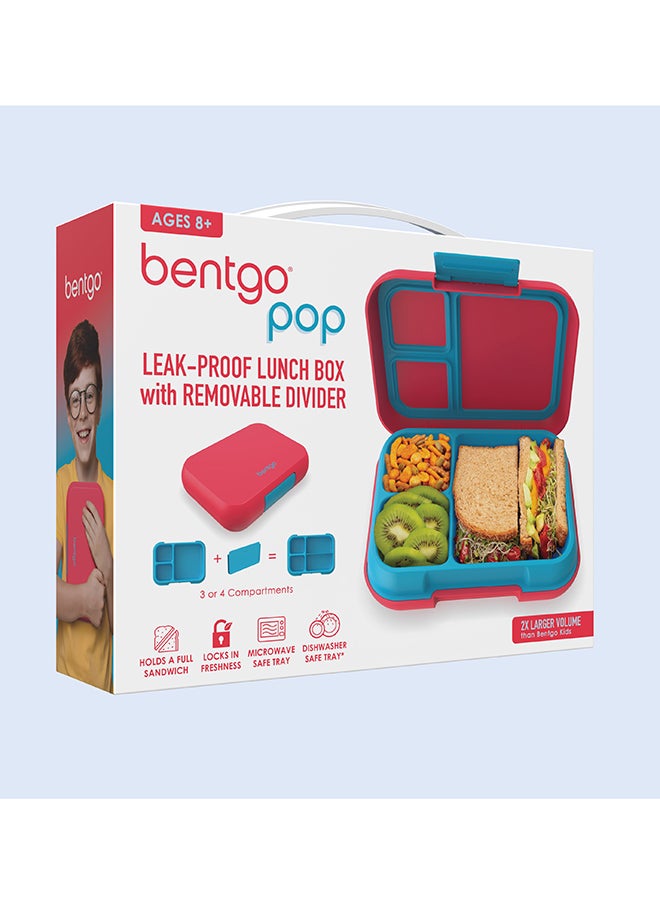 Bentgo Pop Lunchbox - Flame Red/Turqooise  - Image 5