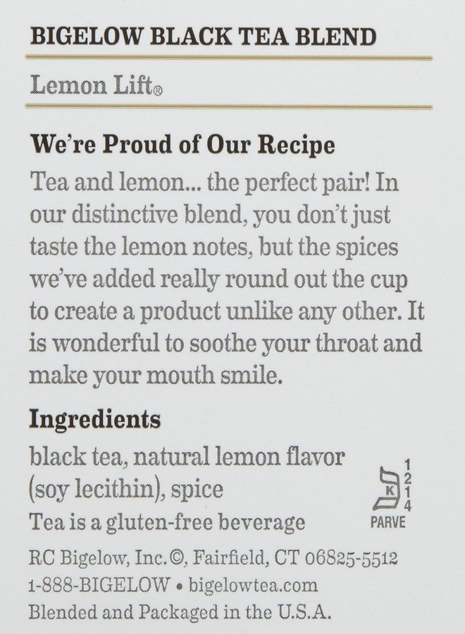 Bigelow Tea Bigelow Lemon Lift Tea Bags - 20 Count (Pack of 3) - Image 3