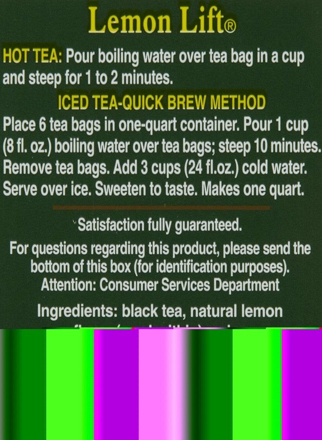 Bigelow Tea Bigelow Lemon Lift Tea Bags - 20 Count (Pack of 3) - Image 4