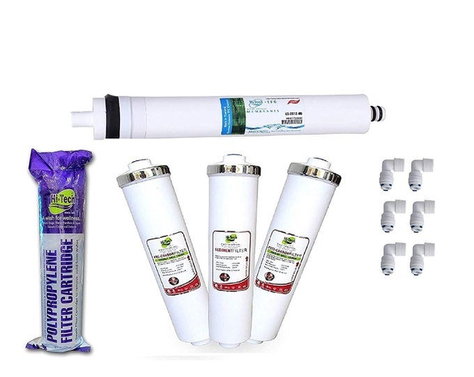 WATER PURIFIER FILTER SET & 80 GPD MEMBRANE AND SEDIMENT FILTER
