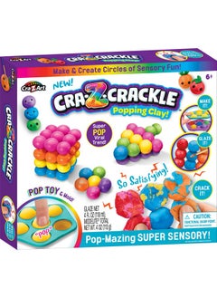 Cra-Z-Art CRA-Z-Crackle Clay Pop-Mazing Super Sensory Activity Kit for Ages 6 and Up  - Image 1