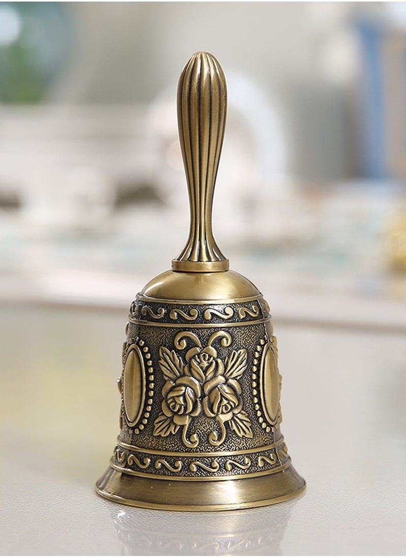 Generic Hand Bell Multi-Purpose Retro Call Bell Wedding Bell for Wedding Decoration,  Church, Classroom, Bar and Home Decoration  - Image 3