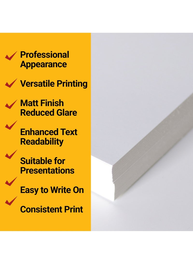 firstnock A3 250 GSM White Cardstock, Matt Finish, 25 Sheets - Image 3