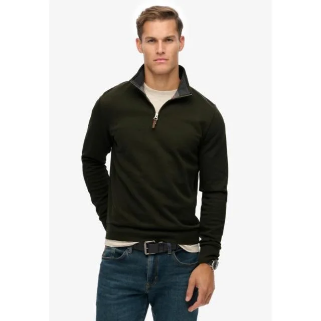 Core Pique Half Zip Sweatshirt