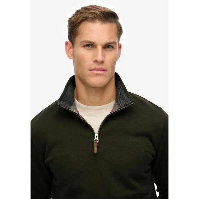 Superdry Core Pique Half Zip Sweatshirt