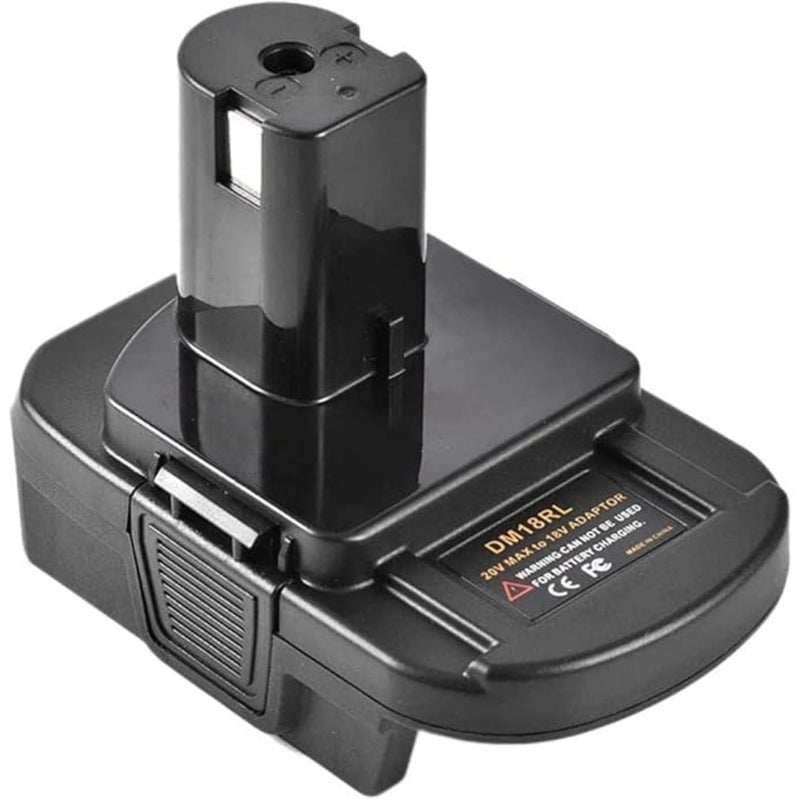 Maki Battery Adapter for Dewalt and Milwaukee 20V/18V Li-Ion Convert to Ryobi 18V P108 ABP1801 DM18RL - Image 3
