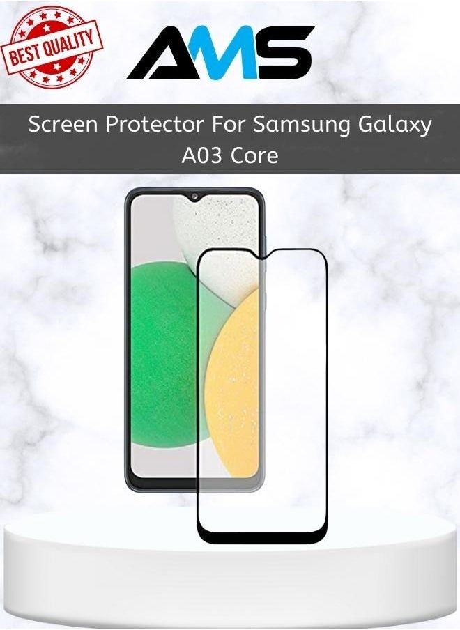 إيه إم إس - شاشة حماية مصنوعه من الزجاج المقوى لهاتف Samsung Galaxy A03 Core - Image 1