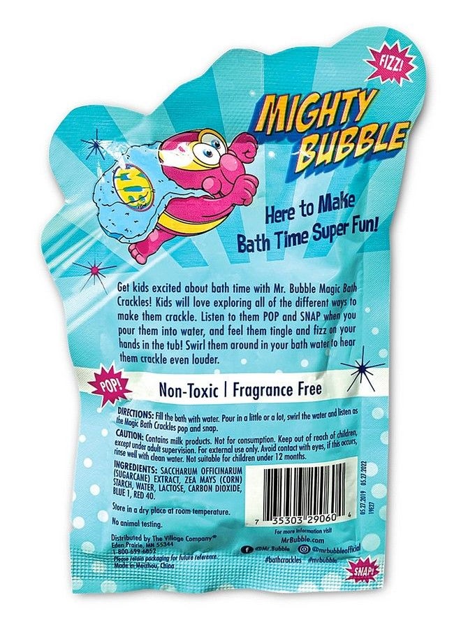 Mr. Bubble - Magic Bath Crackles Fun To Add To Bubble Bath To Make Bath Time Exciting For Kids With Colorful Pops And Fizzy Snap Fun (12 Packets 1 Oz Each) - Image 1
