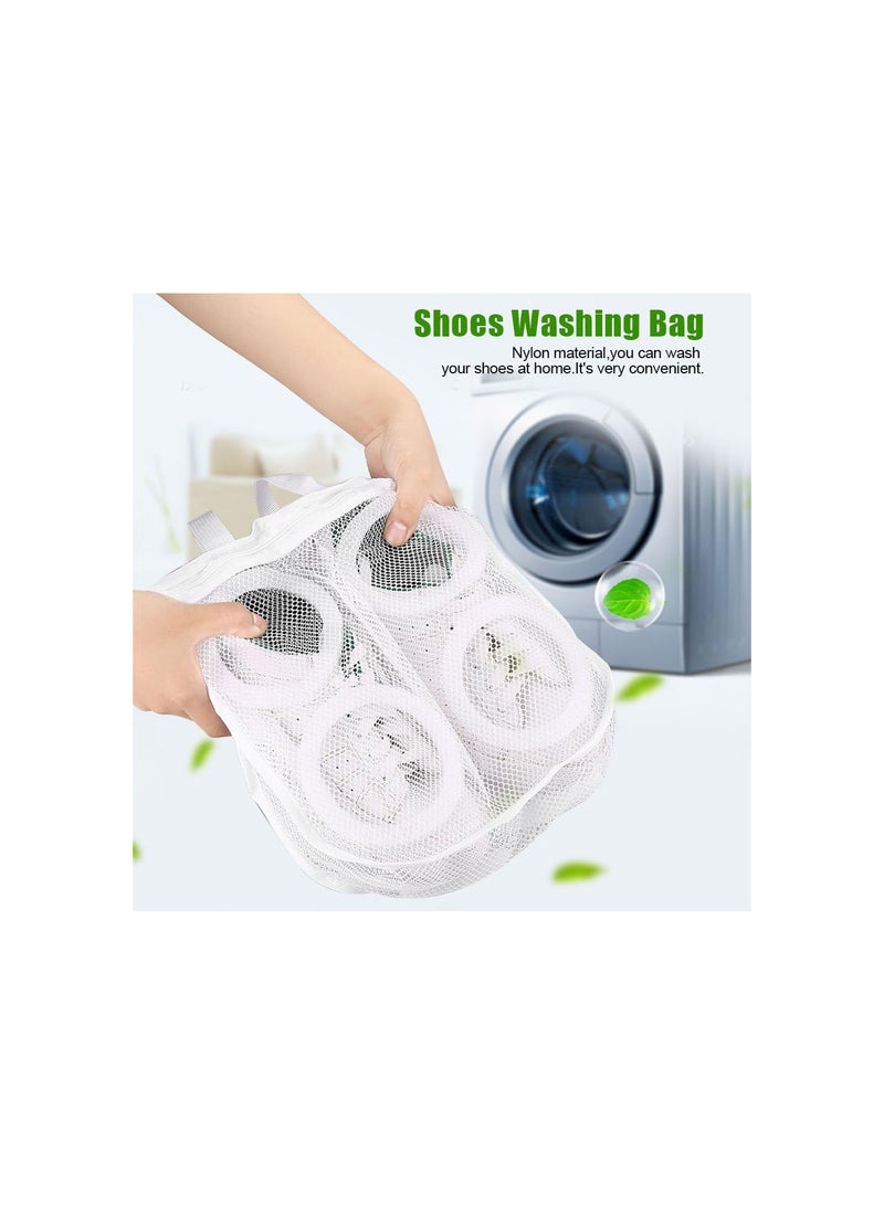GGOOT 1 Pcs Nylon Mesh Washing Bag with Zipper,Travel Laundry Bags Square Storage Organizer for Underwear Hosiery Sock Baby Cloth Shoes Bra - Image 3