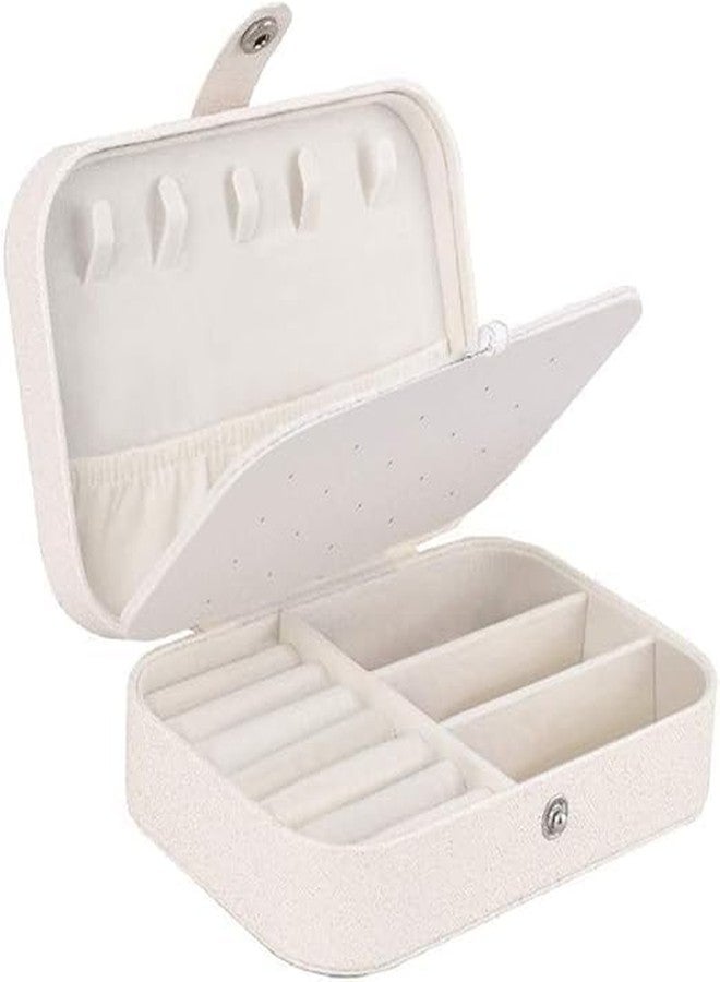 TONSYL PU Leather Jewelry Box for Earring Rings Necklace Jewelry Holder Organizer Case, Travel Jewelry Box Mini Jewelry Storage Case Gifts for Girls Women - Image 1