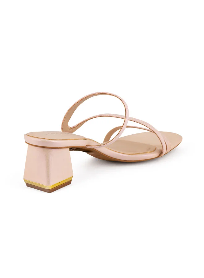 Vincci Women Multi Strap Mid Heel Sandals