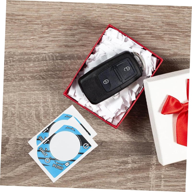 3pcs Car Key Protective Cover Civic Key Fob Cover Keyfob Shield Door Lock Dust Ignition Button Decal - Image 5