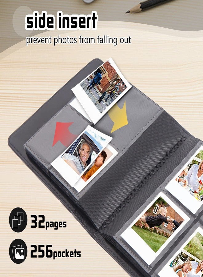 روبي تري ألبوم صور مكون من 256 صورة لكاميرا Polaroid Go Everything Box والفيلم الفوري، وكتاب ألبوم صور Polaroid Go (أسود) - Image 4