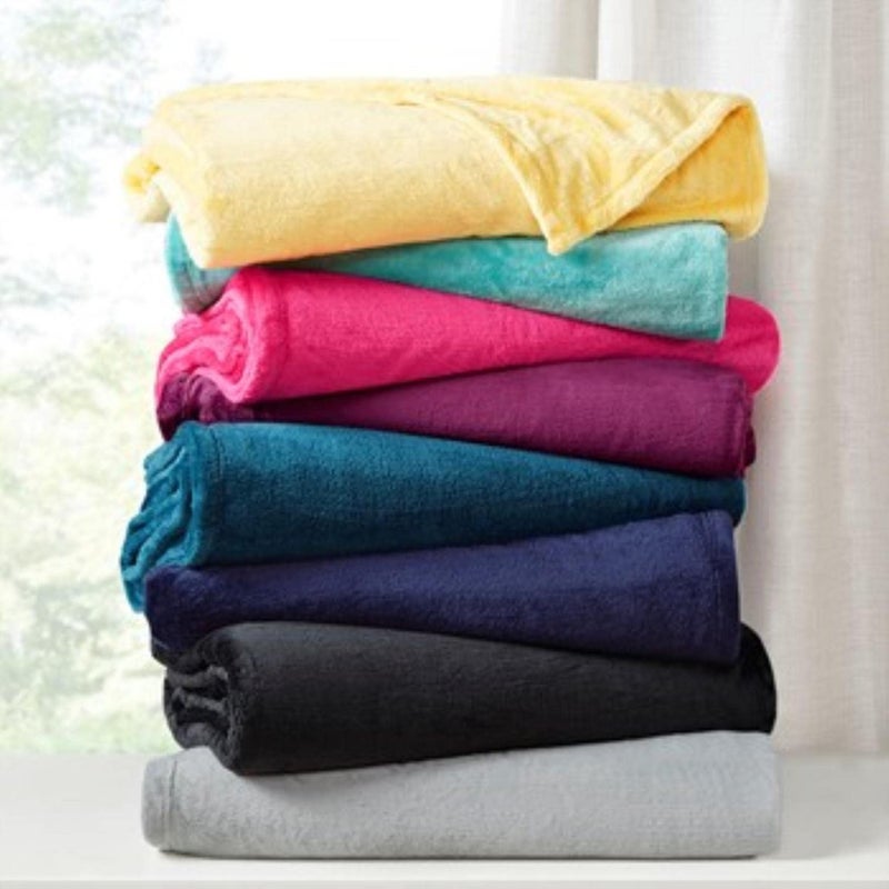 Intelligent Design - ID51-822 Microlight Plush Luxury, Oversized Throw-Blanket, Premium All Season Cover for Bed, Couch, Full/Queen, Aqua - Image 2