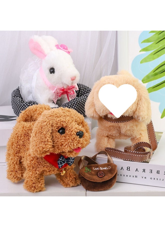 لعبة كهربائية قطيفة Fangzhen Dog قابلة للحركة للأطفال، كهربائية حقيقية من القطيفة الإلكترونية للمشي على شكل فتاة - اللون: ❥❣هاسكي (إصدار عالي الجودة لا يتساقط الوبر)~).-*-❣❥-المواصفات: ❥❣الشحن (بطارية قابلة لإعادة الشحن + شاحن) يأتي مع مقود الجرس❣❥  - Image 5