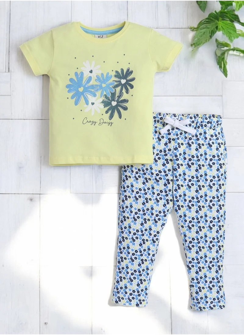 victor and jane Victor and Jane - Printed T-shirt and Pyjama Set