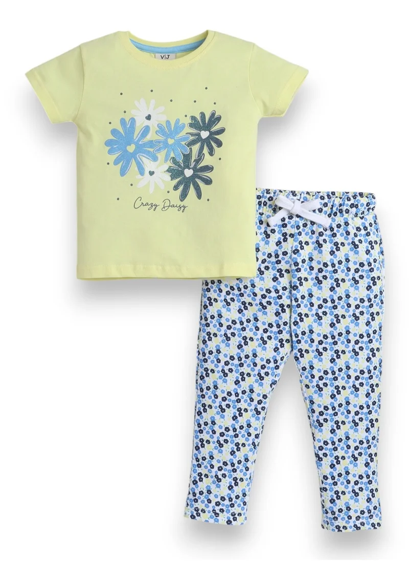 victor and jane Victor and Jane - Printed T-shirt and Pyjama Set