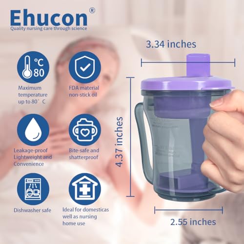 Ehucon Dysphagia Cups for Swallowing People, Provale Cup 5CC or 10CC of Liquid Each Time for Prevent Chocking - Image 4