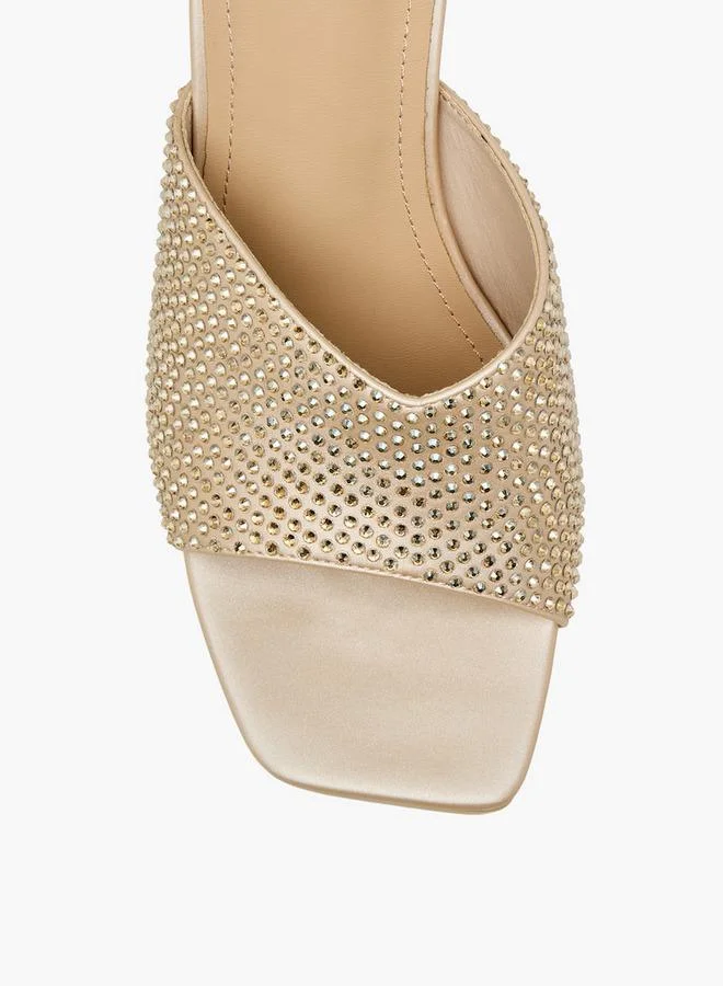 Flora Bella By Shoexpress PINK Flora Bella Women Block Heel Slide Sandals for Women | Best Price UAE