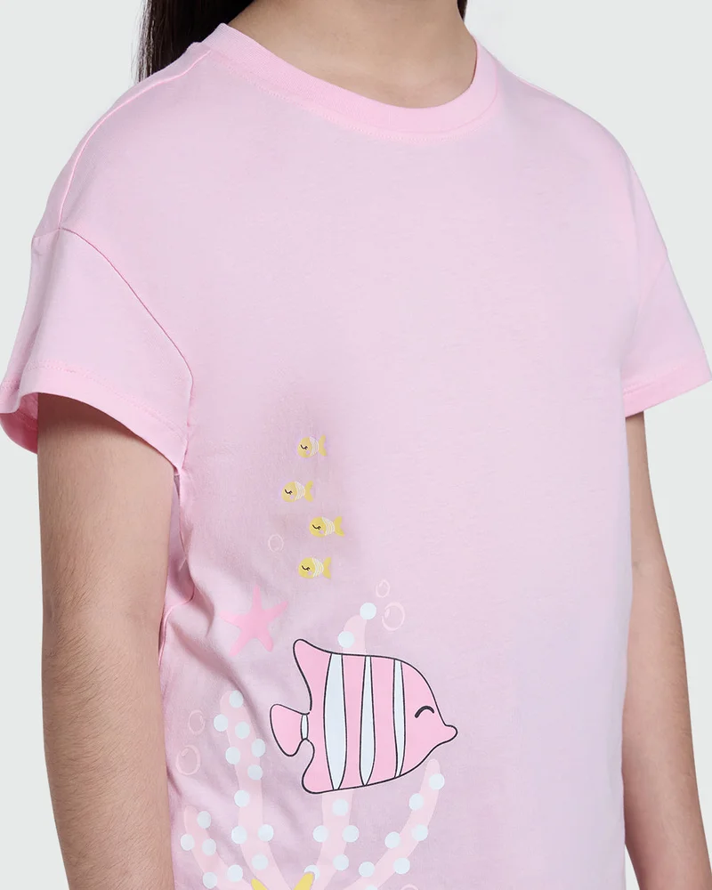 Ovs Brighten Her Day With This Tickled Pink Tee