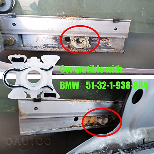 OAUTOO 20pcs Window Regulator Guide Clip 51321938884 for BMW E36 E92 E34 E32 E85 Z3 Z4 51321938884 - Image 5