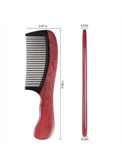 100% Handmade Natural Violet Sandalwood With Buffalo Horn Hair Combs - Anti-Static Sandalwood Scent Natural Hair Detangler Wooden Combs (Fine Tooth) - pzsku/ZFDE401541CC3DE69FB60Z/45/_/1679040825/c9f6766d-58b1-4a3f-b3b5-60ea2ca92dff