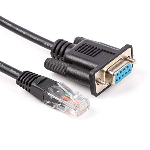 usangreen RJ45 to RS232 DB9 9-Pin Serial Port Female to RJ45 Female Cat5 Ethernet LAN Console 1.5m - Image 3