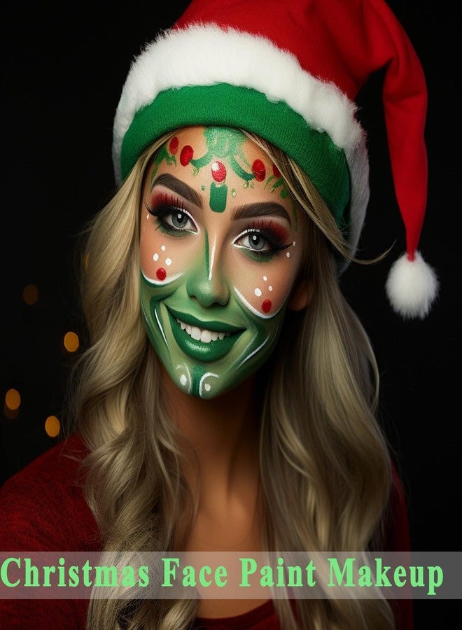 Wismee Green Face Paint Stick,Hunting Camo Body Paint Stick Cream Gamora Witch Face Paint,Waterproof Sweatproof Green Eye Black for Sports,Halloween SFX Cosplay Makeup - Image 5