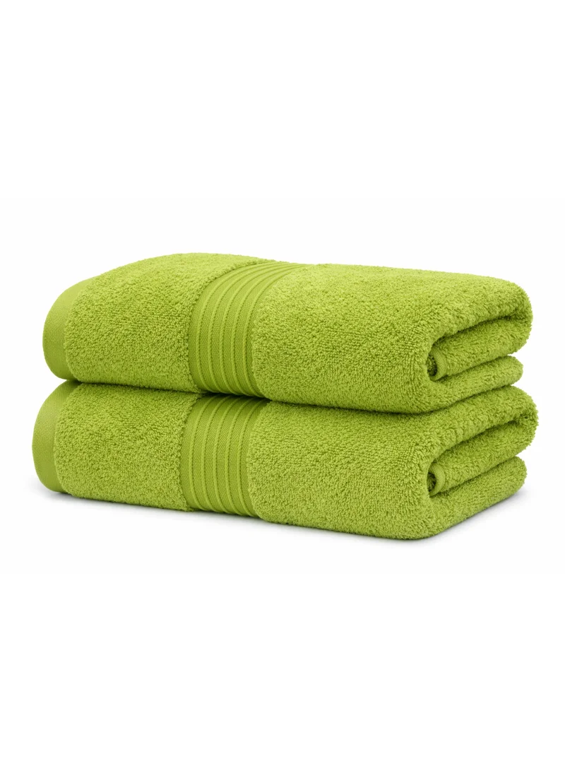Bliss Casa Bliss Casa 2-Piece 100% Combed Cotton Bath Sheets (90x180 cm) - 550 GSM Large Bath Towels Quick Dry Highly Absorbent - Thick Soft Hotel Quality Bathroom Towels for Bath and Spa