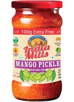 India Mills INDIA MILLS Mango North Indian Style Pickle, 400 Gm  - Image 1