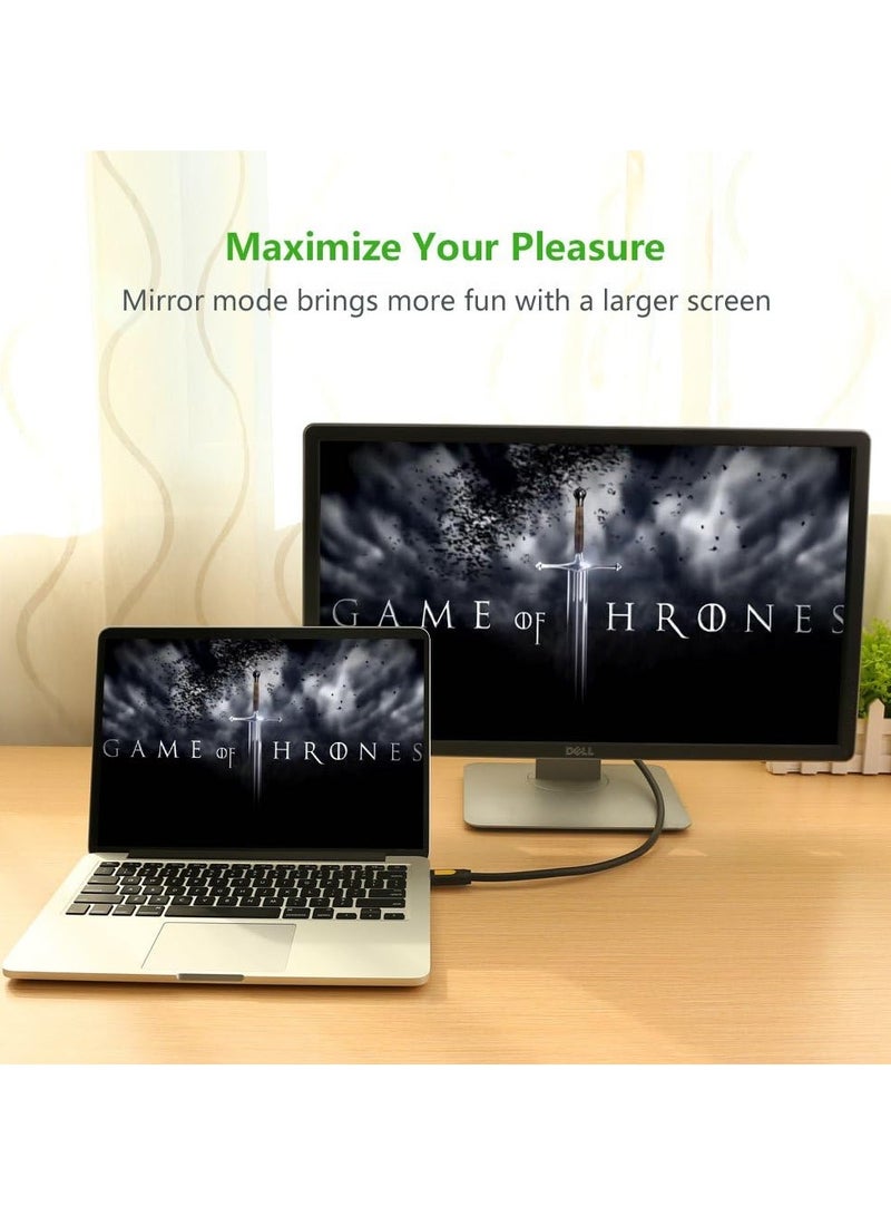 يو جرين UGREEN High Speed HDMI Cable with Ethernet Gold Plated, Supports 1080P and 3D for Blu Ray Player,3D Television, Roku, Boxee, Xbox360, PS3, Apple TV - 15m - Image 3