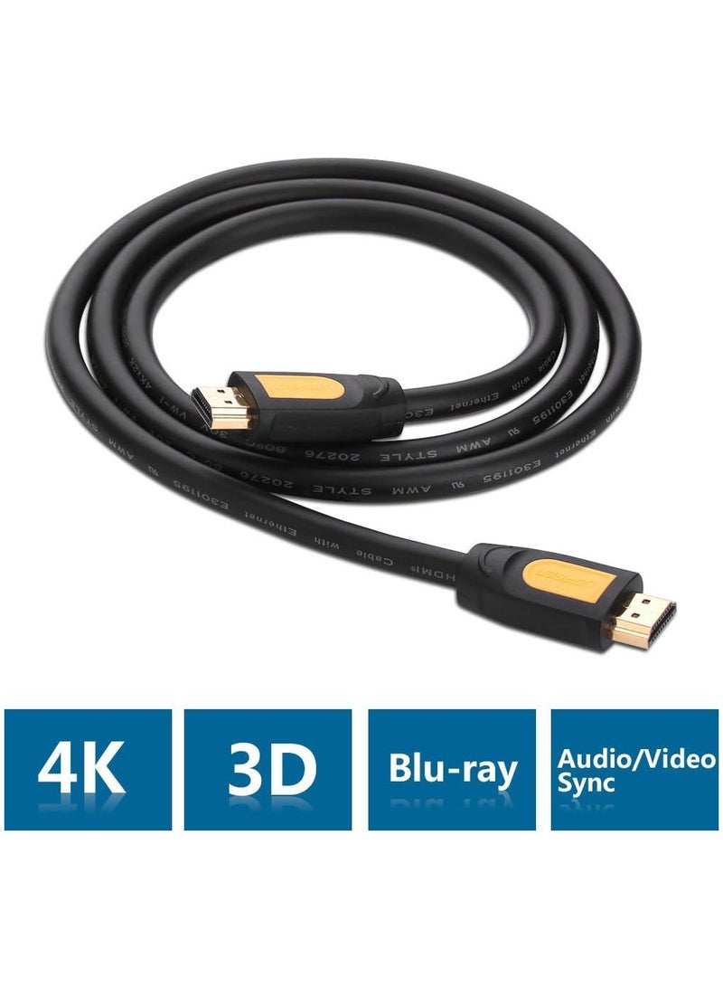 يو جرين UGREEN High Speed HDMI Cable with Ethernet Gold Plated, Supports 1080P and 3D for Blu Ray Player,3D Television, Roku, Boxee, Xbox360, PS3, Apple TV - 15m - Image 2