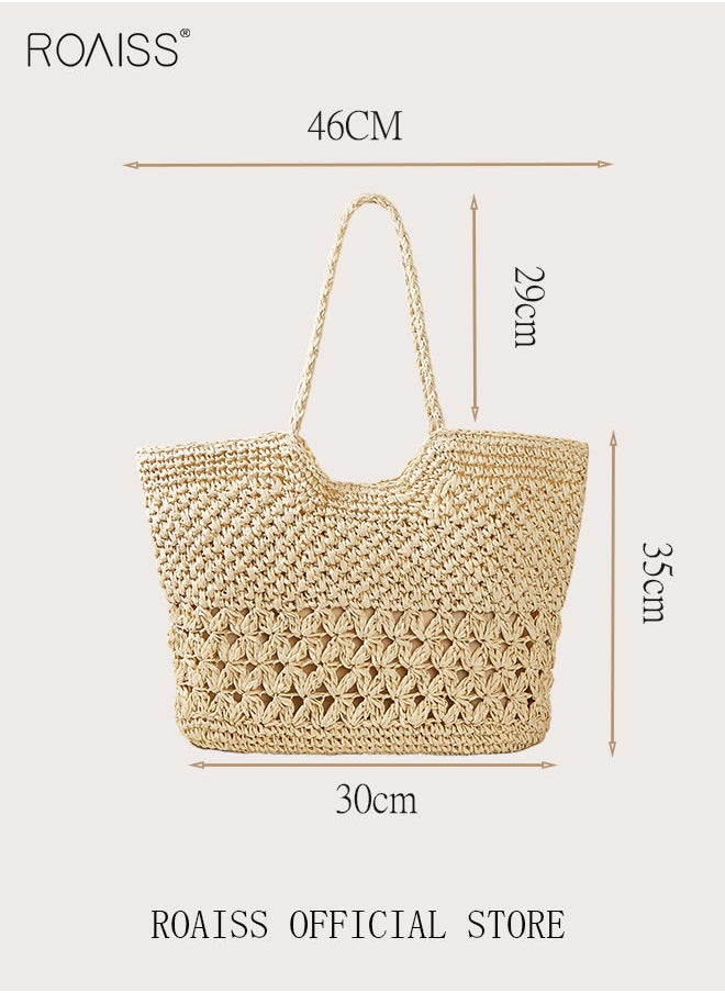 Women Straw Woven Shoulder Bag Summer Beach Travel Crossbody Handbag Classics Satchel Purse Woven Handbags Women Straw Tote Bag with Zip - pzsku/ZFDE44186D80A4D9CB5D1Z/45/_/1692256230/22fa5da9-fbd0-4c74-b1fd-327fb1d05df3