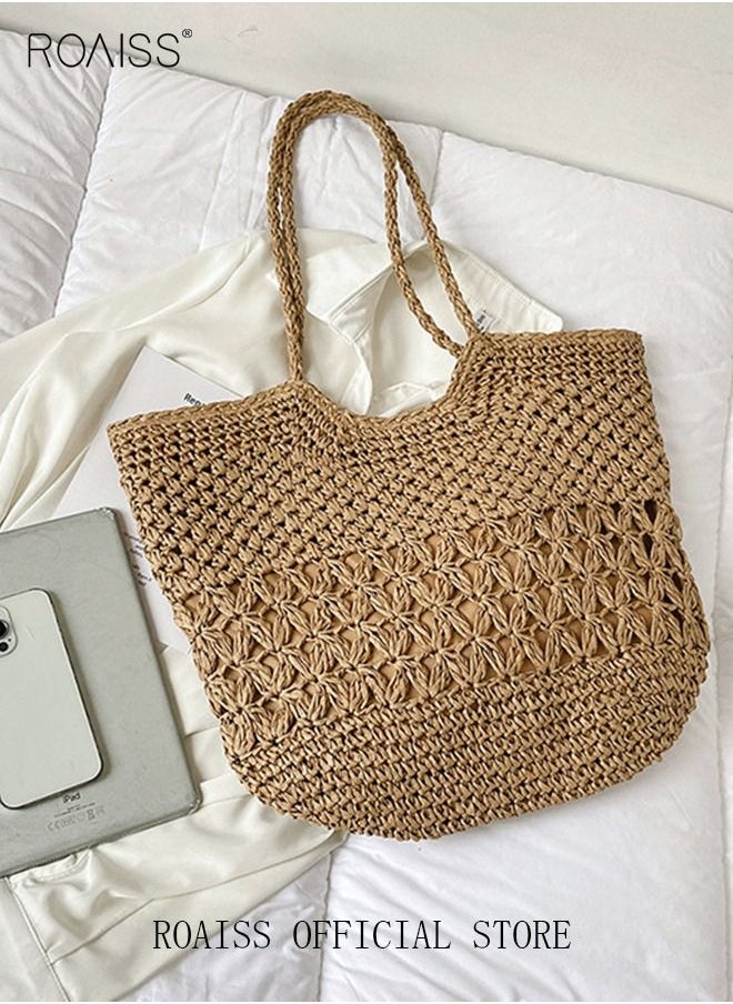 Women Straw Woven Shoulder Bag Summer Beach Travel Crossbody Handbag Classics Satchel Purse Woven Handbags Women Straw Tote Bag with Zip - pzsku/ZFDE44186D80A4D9CB5D1Z/45/_/1692261956/9bdc9187-a597-49d5-bd72-875a1811455e