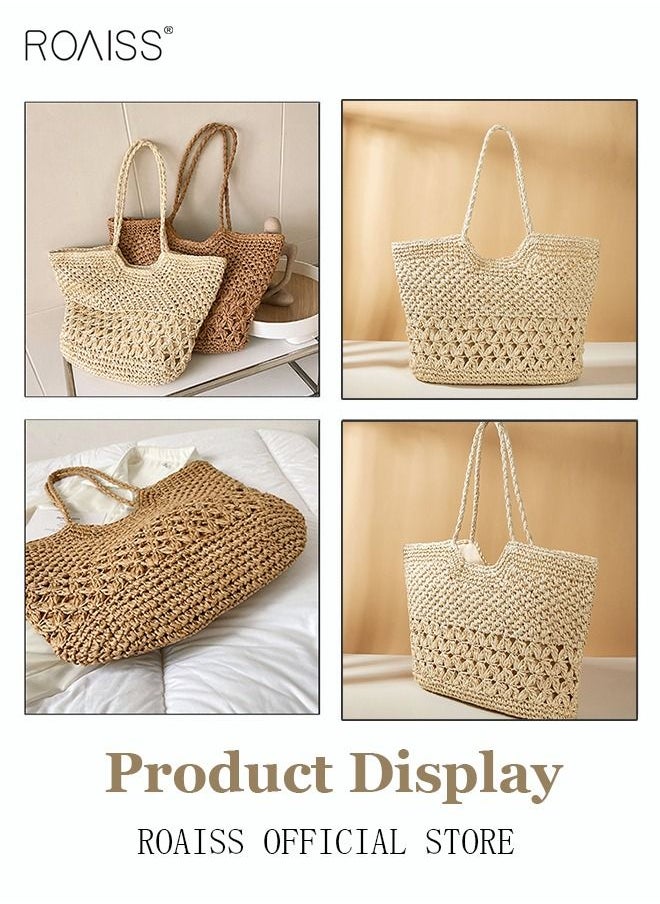 Women Straw Woven Shoulder Bag Summer Beach Travel Crossbody Handbag Classics Satchel Purse Woven Handbags Women Straw Tote Bag with Zip - pzsku/ZFDE44186D80A4D9CB5D1Z/45/_/1692261980/ee01b763-9607-40c2-9f0c-70fbe75da55e