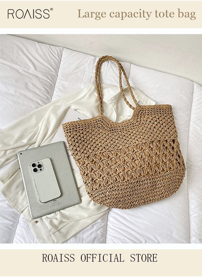 Women Straw Woven Shoulder Bag Summer Beach Travel Crossbody Handbag Classics Satchel Purse Woven Handbags Women Straw Tote Bag with Zip - pzsku/ZFDE44186D80A4D9CB5D1Z/45/_/1692262040/f4b6b833-2ed9-4bc5-8687-979802d8e04b