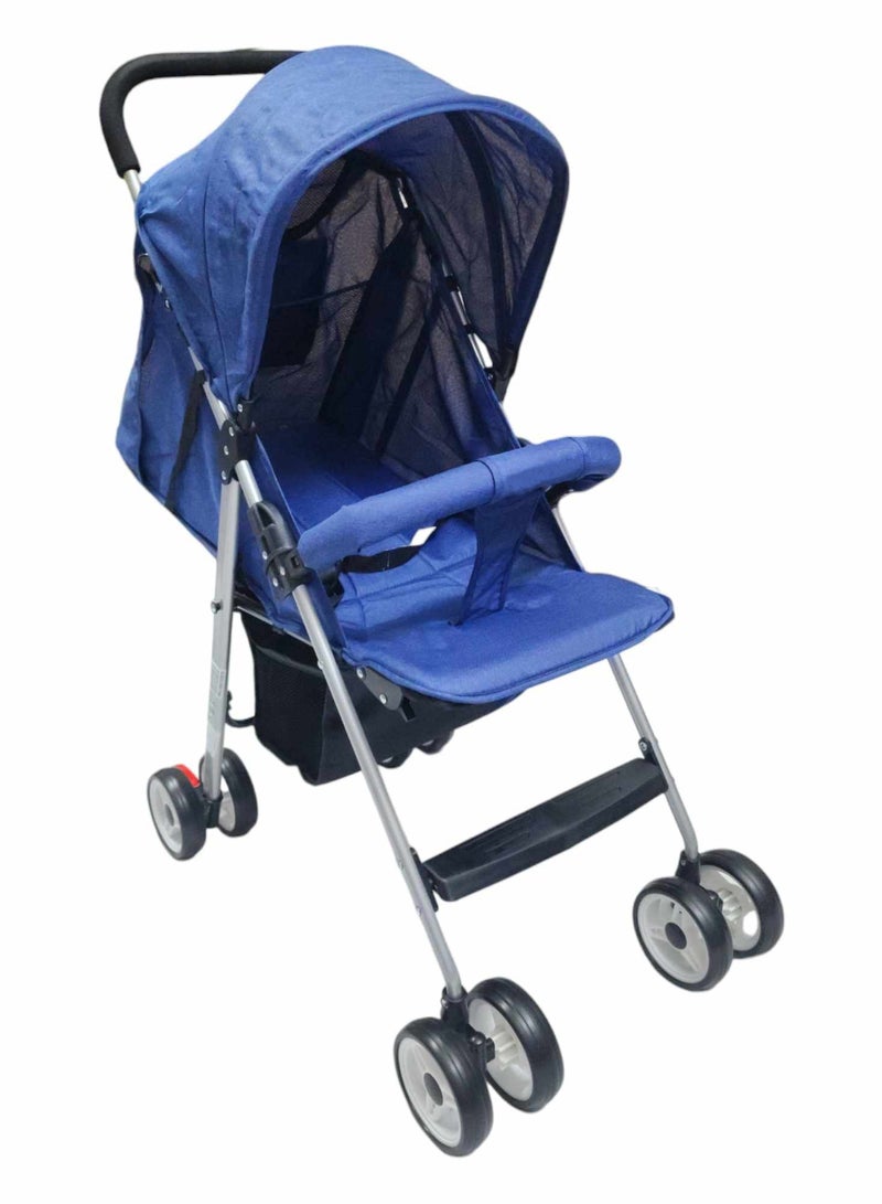 عربة أطفال خفيفة الوزن بمقعد قابل للتعديل وسلة تخزين مريحة - Image 2