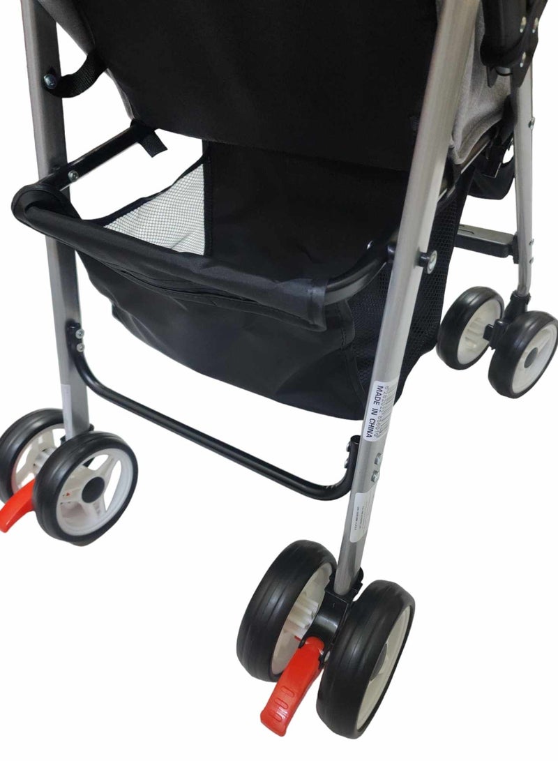 عربة أطفال خفيفة الوزن بمقعد قابل للتعديل وسلة تخزين مريحة - Image 5