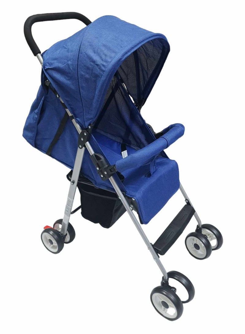 عربة أطفال خفيفة الوزن بمقعد قابل للتعديل وسلة تخزين مريحة - Image 3