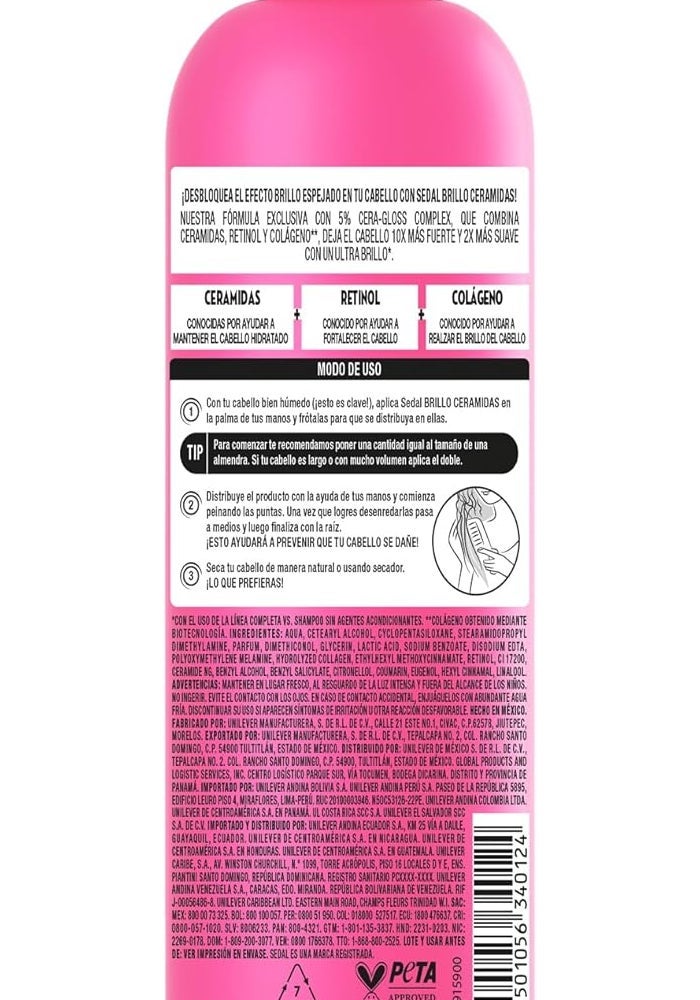 Sedal S.O.S. Ceramides Hair Styling Cream with Micro Ceramides - 300 ml - Image 4
